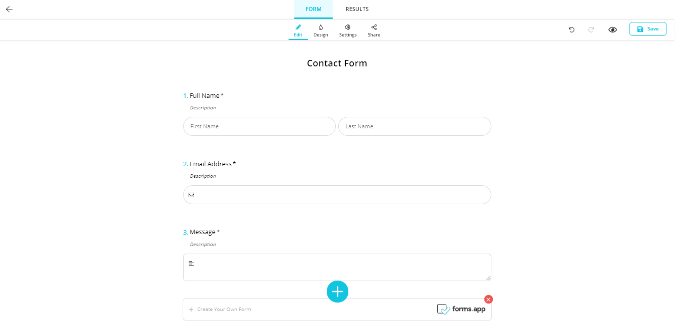 How do I create a contact form for my website without needing to