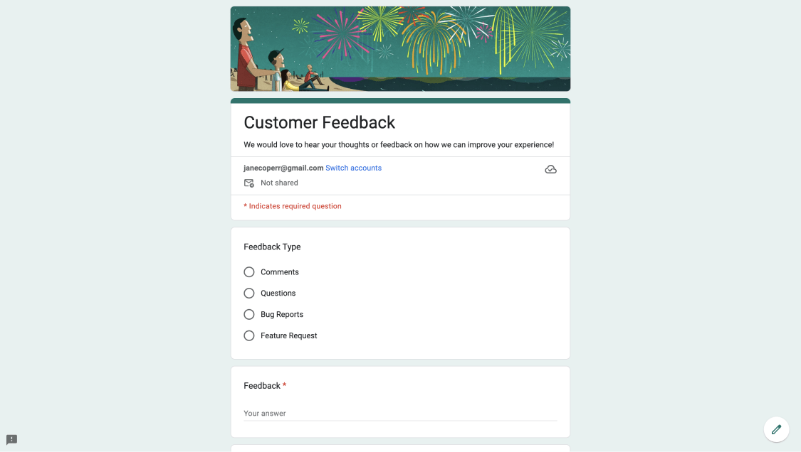 10 Best form templates in Google Forms