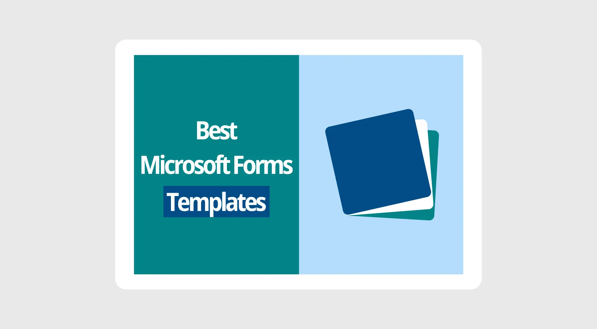 10 Best form templates in Microsoft Forms