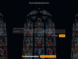 Church Membership Form Template