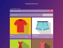 Kıyafet Sipariş Formu Şablonu