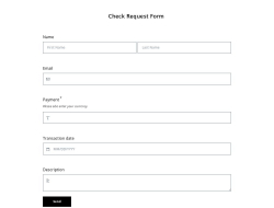Check Request Form Template