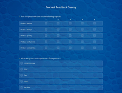 Product Feedback Survey Template