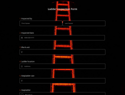 Ladder Inspection Form Template
