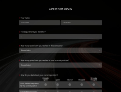 Career Path Survey Template