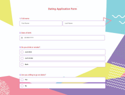Dating Application Form