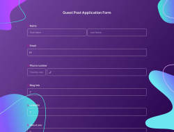 Guest Post Application Form