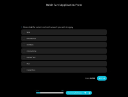 Debit Card Application Form