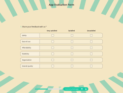 App Evaluation Form