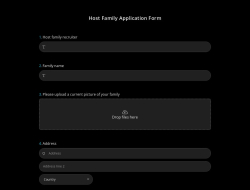 Host Family Application Form