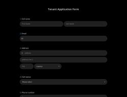 Tenant Application Form