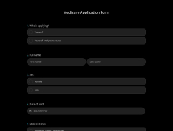 Medicare Application Form