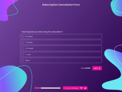 Subscription Cancellation Form