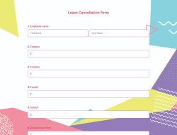 Leave Cancellation Form