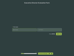 Executive Director Evaluation Form