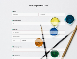 Artist Registration Form