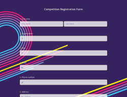 Competition Registration Form 