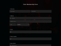 Choir Membership Form