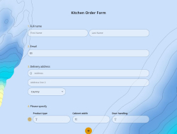 Kitchen Order Form