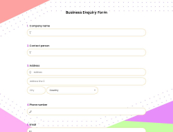 Business Enquiry Form