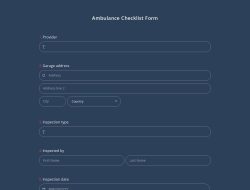 Ambulance Checklist Form