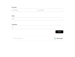 User Registration Form 