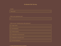 Graduate Exit Survey