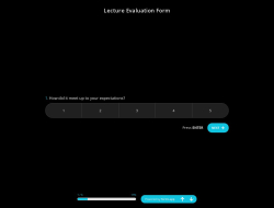 Lecture Evaluation Form