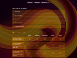 Dreams & Nightmares Survey