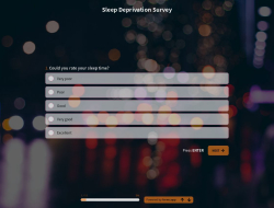 Sleep Deprivation Survey
