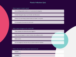 Plastic Pollution Quiz