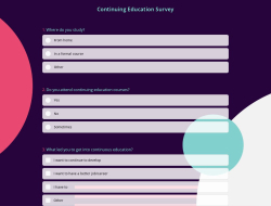 Continuing Education Survey