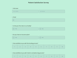 Patient Satisfaction Survey