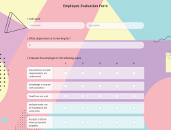 Online Employee Evaluation Form