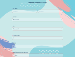 Wellness Evaluation Form