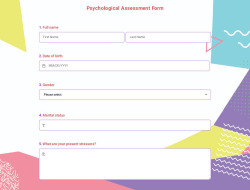 Psychological Assessment Form