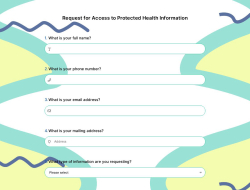 Request for Access to Protected Health Information Form