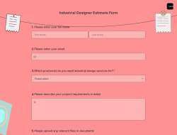 Industrial Designer Estimate Form