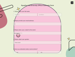 Equality And Diversity Officer Estimate Form