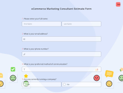 eCommerce Marketing Consultant Estimate Form