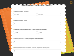 Digital Marketing Consultant Estimate Form