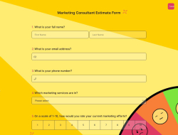 Marketing Consultant Estimate Form