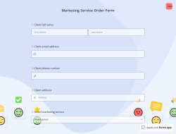 Marketing Service Order Form