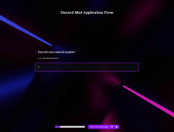 Discord Mod Application Form Template