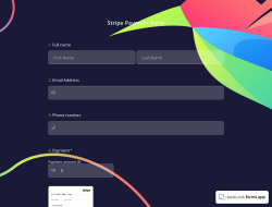 Stripe Payment Form Template