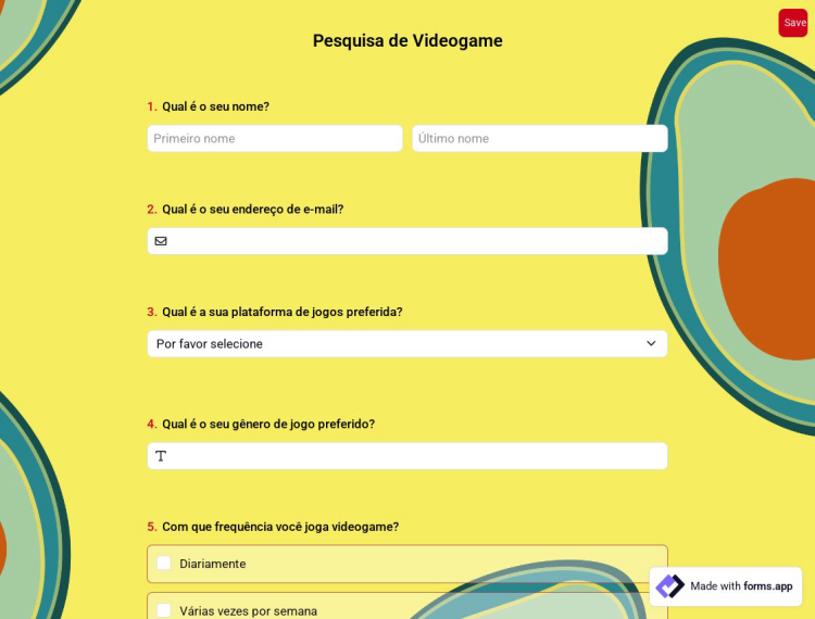 Pesquisa de Videogame