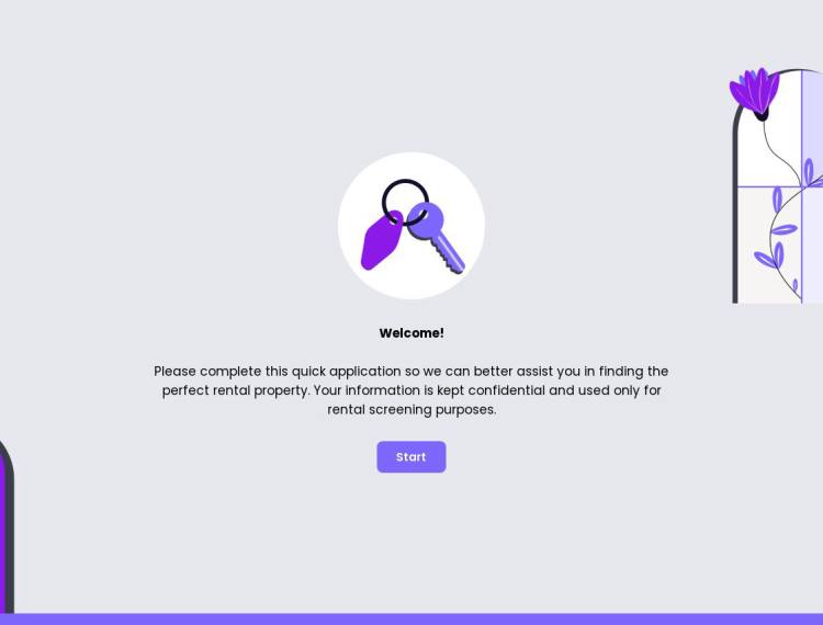 Rental Application Form Template