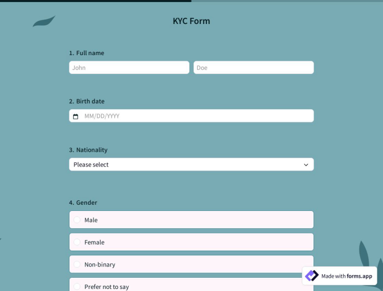 KYC Form
