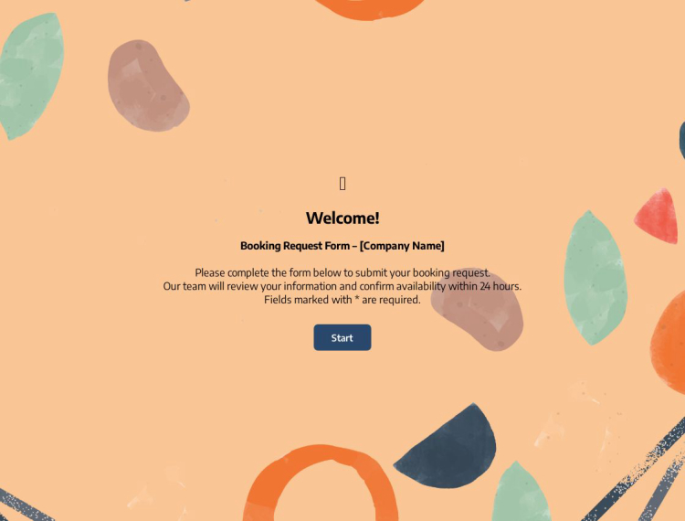 Booking Request Form