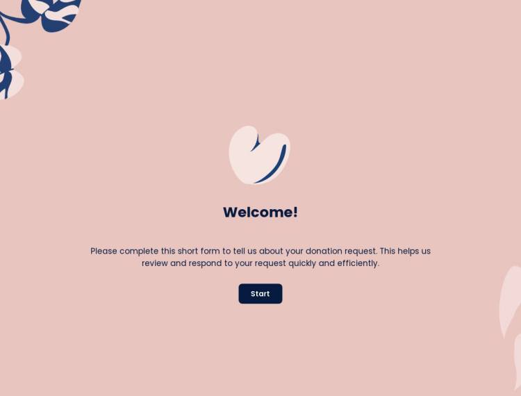 Donation Request Form Template